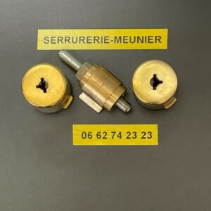 Jeu de cylindres Super Sûreté Bricard pour serrure 3 points