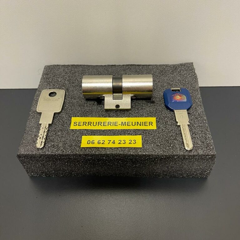 Cilindro Di Sicurezza Bricard Bloctout 21,5 Mm - Livello 2, Con 3 Chiavi, Per Serrature In Legno