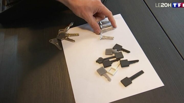 Reportage de TF1 sur la reproduction de clés