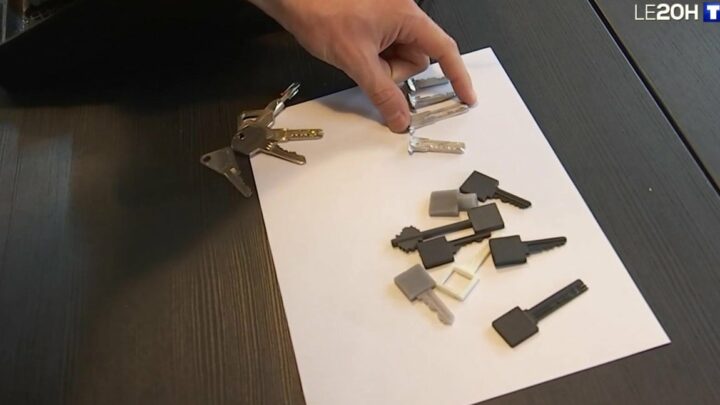 Reportage de TF1 sur la reproduction de clés